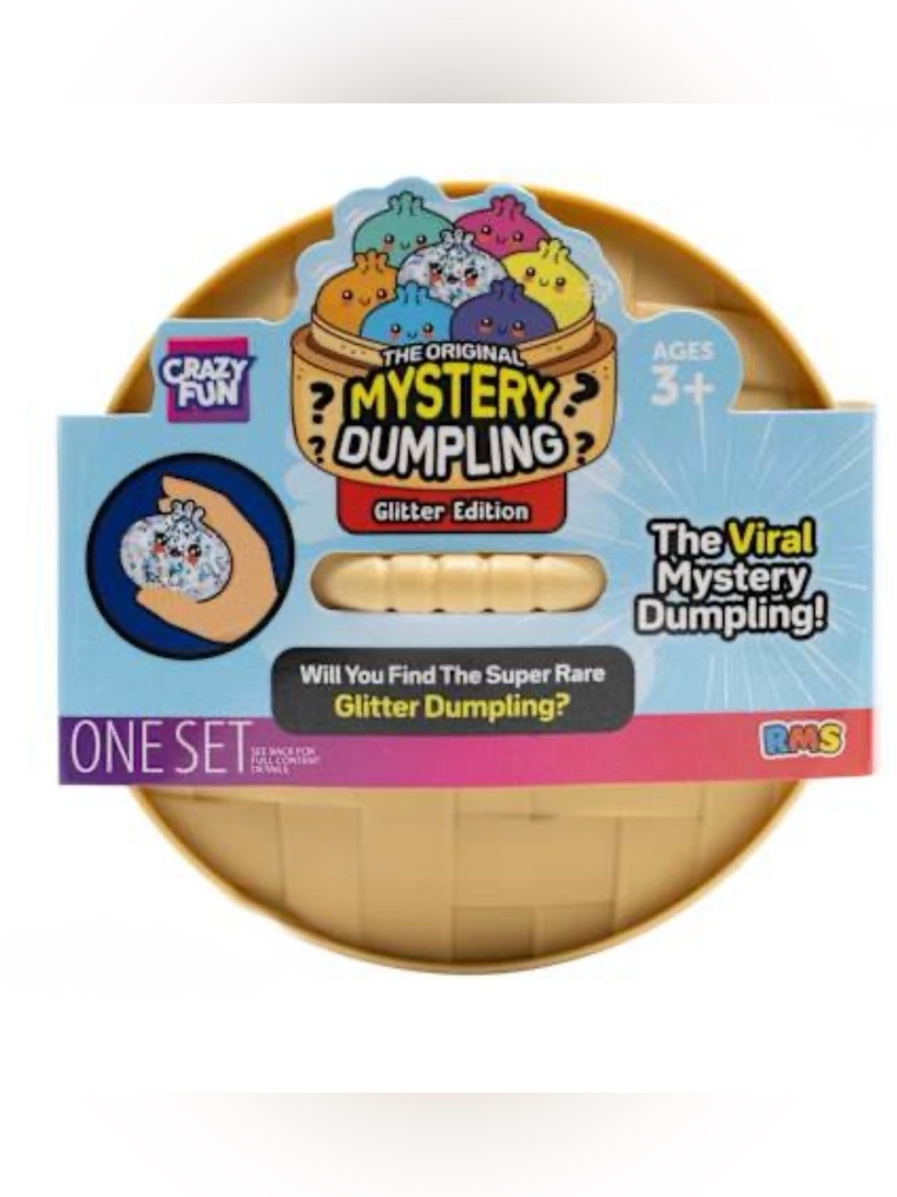 NEW EDITION RARE Original Mystery Dumpling Glitter Edition Squishy Bun RMS - Picture 1 of 6